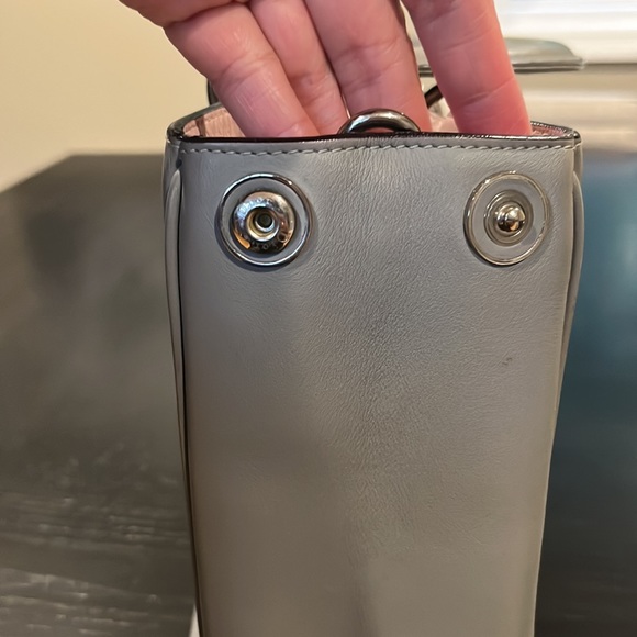 Authentic Dior Women Handbag Diorissimo Gray Leather - Picture 11 of 14